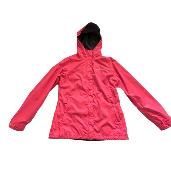 Columbia Rain Jacket Arcadia II Waterproof Breathable Hooded Windbreaker Small - Picture 16 of 16